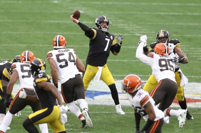 Quarterback Ben Roethlisberger is the Steelers' all-time leading passer.